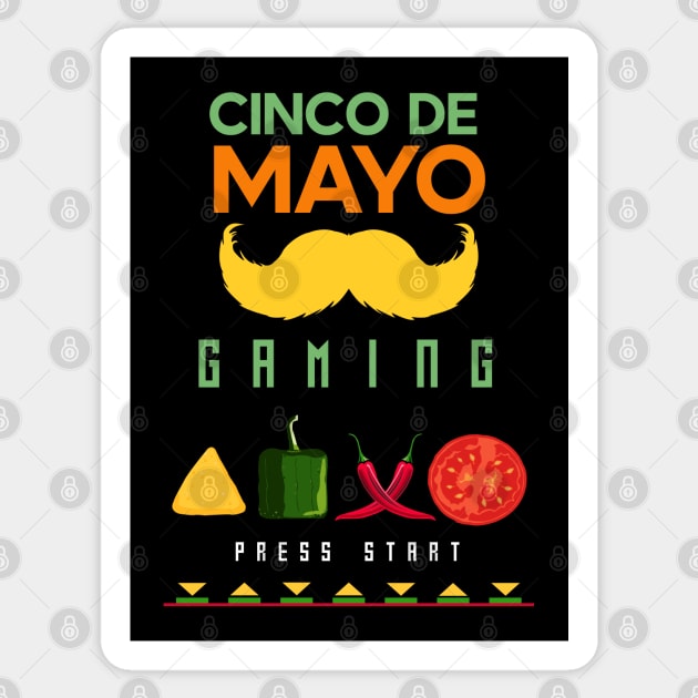 Cinco de mayo gaming tacos Sticker by HCreatives